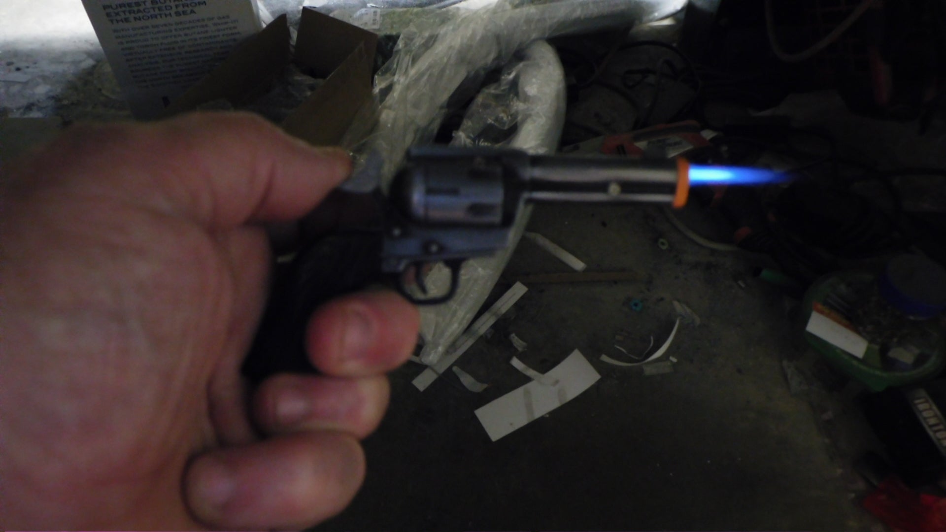 Colt Rimfire Pistol Shape Jet Torch Lighter USA Stocked