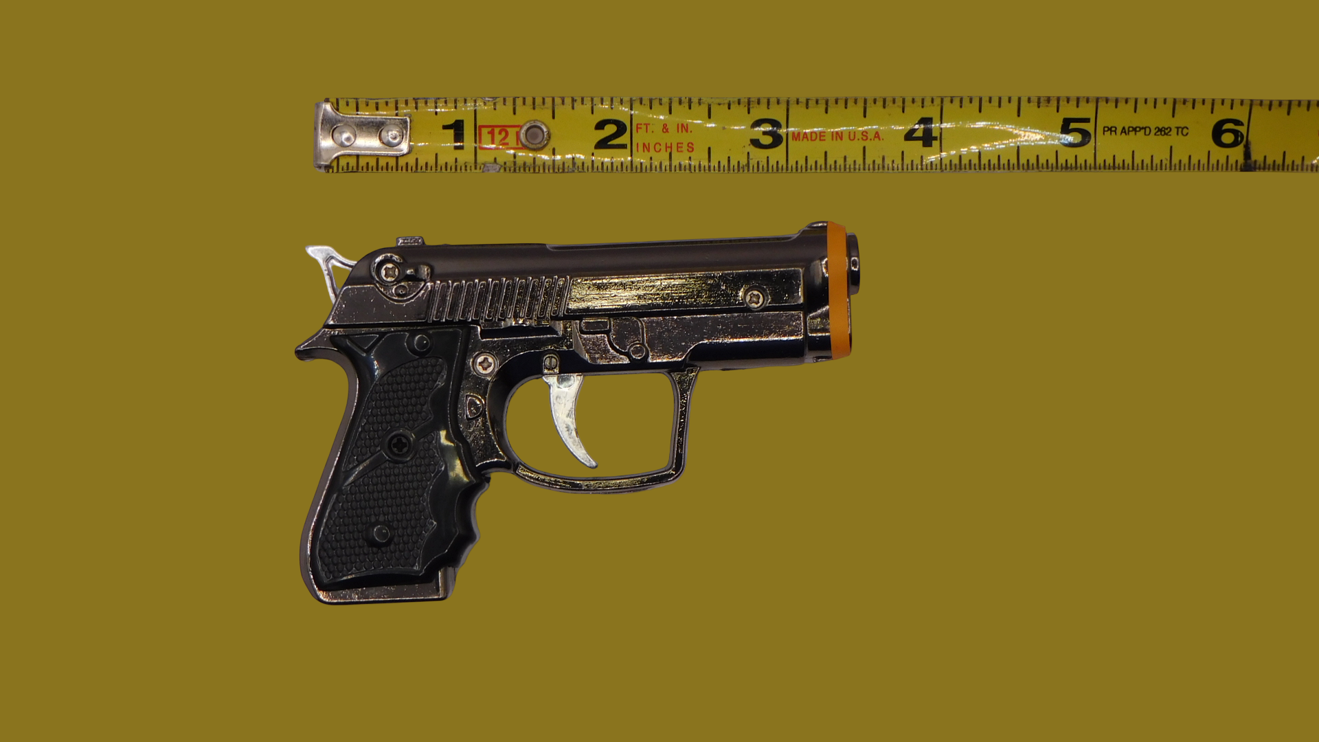 LED Gun Shaped Jet Torch Lighter Flashlight USA Stocked