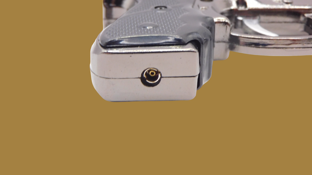 LED Gun Shaped Jet Torch Lighter Flashlight USA Stocked